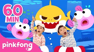 60 Minute Best Baby Shark Songs Compilation for Kids  Pinkfong Official [upl. by Etnoek]