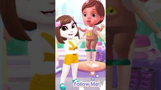 Baby Ronnie Sister Videogyan Transformation My talking angela 2 shorts angela2 cartoon [upl. by Avner]