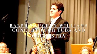 Vikentios Gionanidis plays RV WilliamsTuba Concerto IIRomanza Markneukirchen Competition 🔴Live [upl. by Ahseal]