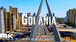 Goiânia 2024 🇧🇷 Drone Aerial 4K  Goiania Goiás Brazil Brasil [upl. by Bernarr]