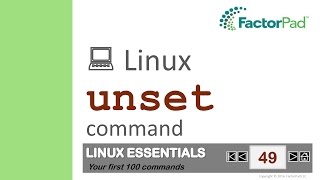 Linux unset command summary with examples [upl. by Columbyne]