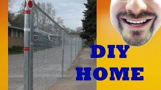 How to Install a Chain Link Fence 250 Linear Feet [upl. by Ahsilef513]