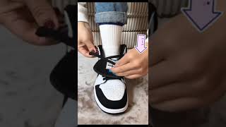 100 Ways to Tie ShoeLace Challenge Jordan 1s Tutorial [upl. by Alliuqaj]