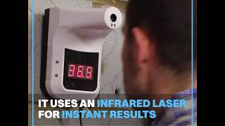 Automatic Infrared Thermometer  Workplace Temperature Screening [upl. by Enilrad]