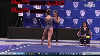 Katelyn Ohashi 2017 Floor at PAC12 Championships 9850 [upl. by Cicenia538]