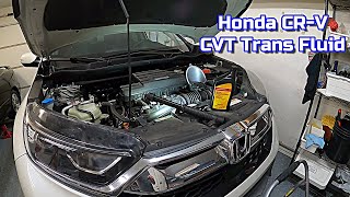 20172022 Honda CRV CVT Trans Fluid DrainFill [upl. by Lihcox805]