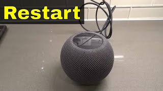 How To Restart A Homepod MiniFull Tutorial [upl. by Aihsemaj624]