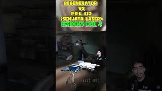 Tes Senjata Laser Vs Regenerator Resident Evil 4 [upl. by Ossy]