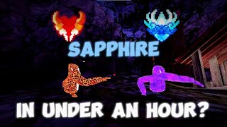 Can I Reach SAPPHIRE In Under 1 Hour Gorilla Tag [upl. by Shig]