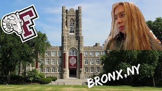 FORDHAM UNIVERSITY TOUR  GETTING LOST IN THE BRONX [upl. by Neeroc894]