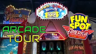 Fun Spot Arcade Tour Kissimmee Game Room and Tour Theme Parks arcade funspot orlando [upl. by Sampson]