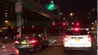 QUICK GLIMPSE OF A UNMARKED BLACK NYPD VAN RESPONDING ON THE BRUCKNER BOULEVARD IN THE BRONX NYC [upl. by Chi]