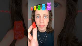 Mast Gummy Bears giant food 🤤gummybears lukedidthat shorts food [upl. by Ailhad]