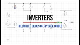 2  Why freewheel diodes are used ▶️  DC🔋 to AC 🔌 [upl. by Attirehs]