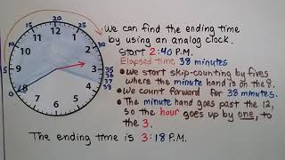 3rd Grade Math 104 Use Time Intervals Find start and end times [upl. by Namyl581]