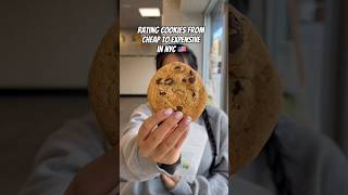 Rating cookies from cheap to expensive in NYC 🇺🇸 [upl. by Nipahc]