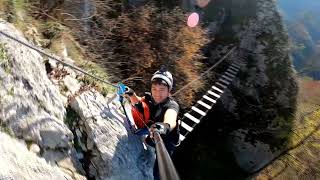 Highlights Ruine Rabenstein Klettersteig C [upl. by Nicko]