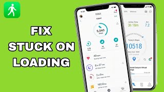 How To Fix And Solve Stuck On Loading On Pedometer App  Final Solution [upl. by Anileve]