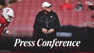 Stanford Football Postgame Press Conference  Louisville [upl. by Mile]