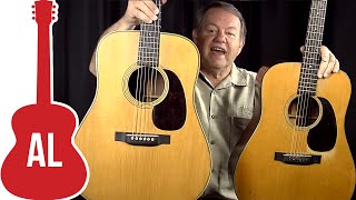 Vintage 1944 Martin D18 vs D28  How do they sound [upl. by Barhos]