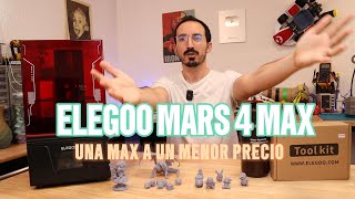 Elegoo Mars 4 Max  Reseña [upl. by Suehtomit696]