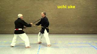 Hanbo Jutsu Kihon and Basic Kumite [upl. by Yartnoed]