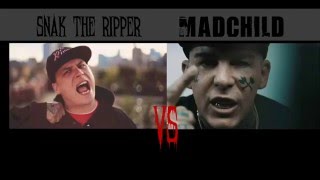 Madchild vs Snak the ripper Full beef RAP WAR [upl. by Johen]