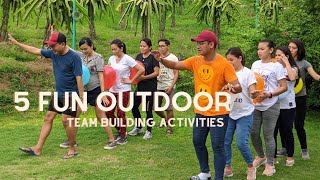 FUN OUTDOOR TEAM BUILDING ACTIVITIES  Youth Group Outdoor Party Games [upl. by Sukey79]