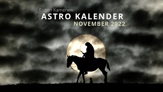 ASTRO KALENDER NOVEMBER 2022 [upl. by Felten]