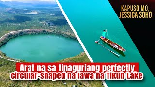 Arat na sa tinaguriang perfectly circularshaped na lawa na Tikub Lake  Kapuso Mo Jessica Soho [upl. by Michaud52]