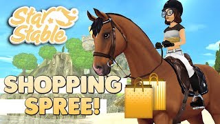 Star Stable Shopping Spree  1000 Star Coins 🛍️🎉 [upl. by Drarreg]