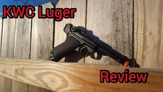 KWC Luger Airsoft Pistol Review [upl. by Iphigenia]