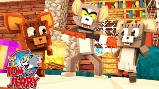 Minecraft DOIS RATOS NA CASA 04  TOM E JERRY [upl. by Garlinda427]