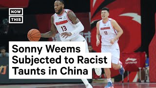 Basketball Fans in China Shout Slurs at American Basketball Player [upl. by Fisken]