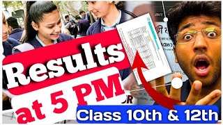 🔴Big 🚨Alert Results at 5 Pm urgent News Today cbse latest news Class 10th amp 12th [upl. by Aihsetal]