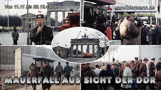 Mauerfall aus Sicht der DDR  Von 1111 bis 22121989 [upl. by Larret605]