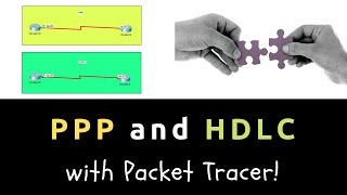 PPP HDLC Configuration in Cisco Packet Tracer [upl. by Yeldnarb985]