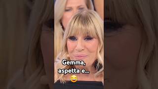 Gemma aspetta efinite voi la frase 😂 😂 😂 uominiedonne puntatadioggi [upl. by Megdal]