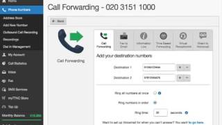 Getting Started Setting up call forwarding [upl. by Dulciana]