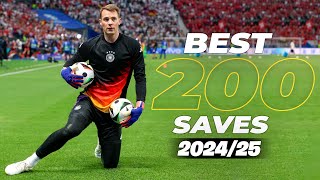 Best 200 Goalkeeper Saves 202425 HD [upl. by Rawley]