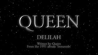 Queen  Delilah Official Lyric Video [upl. by Laban]