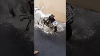 Snow foam caseira moto160 vonixx snowfall [upl. by Swehttam]