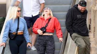 TROUBLES BREWIN Funny WET FART Prank on the Escalator [upl. by Francois]