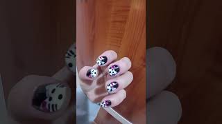 Nail art design natural nails [upl. by Anay]