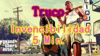 Truco Invencibilidad por 5 Minutos Combinacion  GTA V [upl. by Maida796]