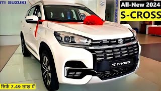 finally new s cross 2024  walkaround with on road price new s cross launched 🔥 [upl. by Kina]