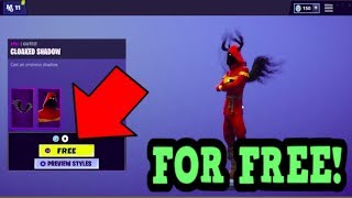 HOW TO GET CLOAKED SHADOW SKIN FOR FREE Fortnite Old Skins [upl. by Primalia]