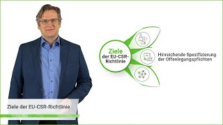 Die Ziele der EU CSR Richtlinie amp Bedeutung [upl. by Erialb]