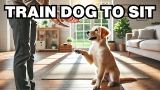 How To Train A Dog To Sit Explained [upl. by Ativad]