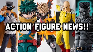 ACTION FIGURE NEWS 09012024  SH Figuarts One Piece Yu Yu Hakusho amp Revoltech One Punch Man [upl. by Eustasius]